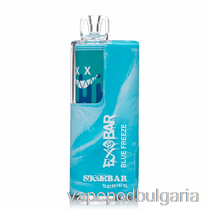 Vape 10000 Дръпки Exobar X Sugar Bar Sb8000 Disposable Blue Freeze